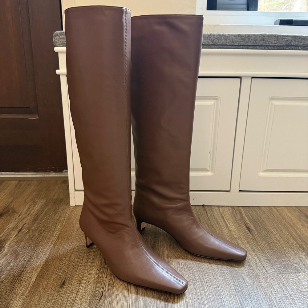 STAUD Womens Brown Wally Tall Boots‎ Shoe Size 41